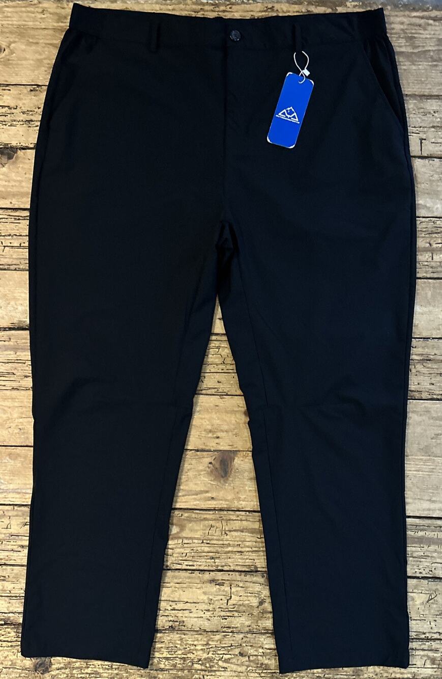 Outdoor Sports Men’s Black Stretch Straight Leg Work/Hiking Pants Size 44 NWT